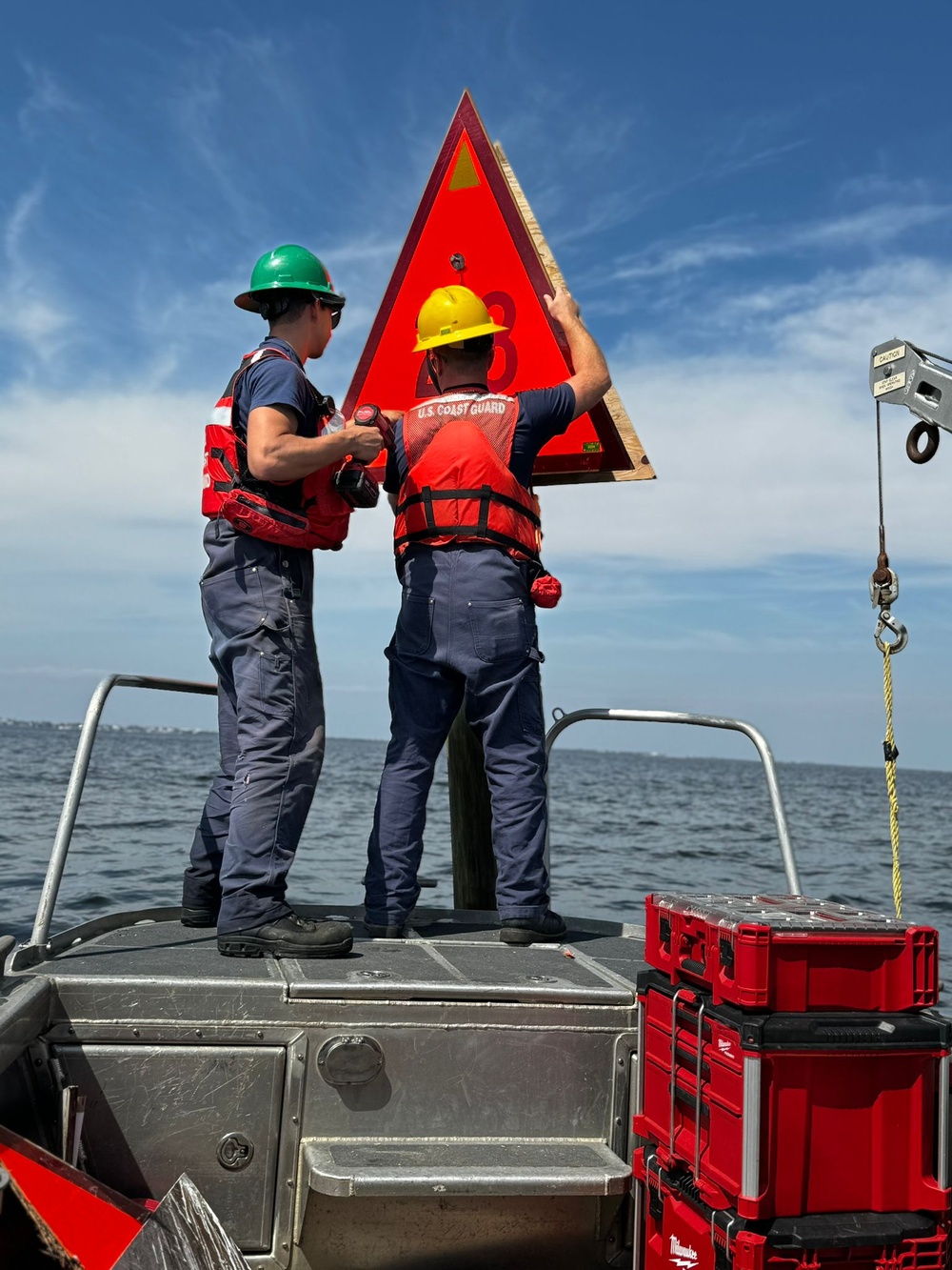 Coast Guard Aids to Navigation Teams join forces following Hurricane Milton