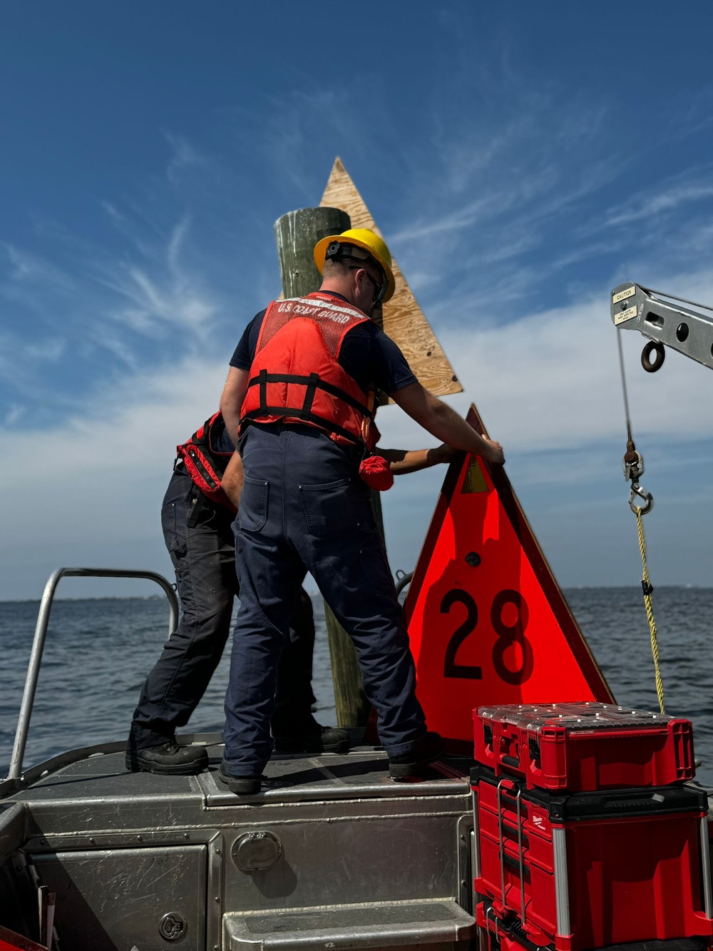 Coast Guard Aids to Navigation Teams join forces following Hurricane Milton