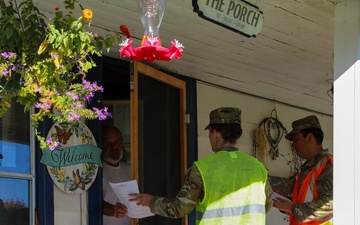 NC Guard Go Door to Door after Tropical Storm Helene