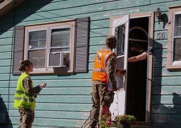 NC Guardsmen Go Door to Door after Tropical Storm Helene