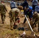 North Carolina National Guard soldiers assist the Indiana Task Force One Urban Search and Rescue team