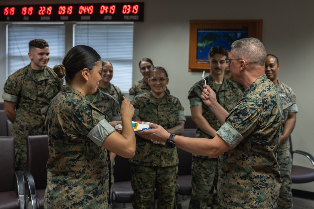 I MEF Marines and Sailors celebrate U.S. Navy’s 249th Birthday