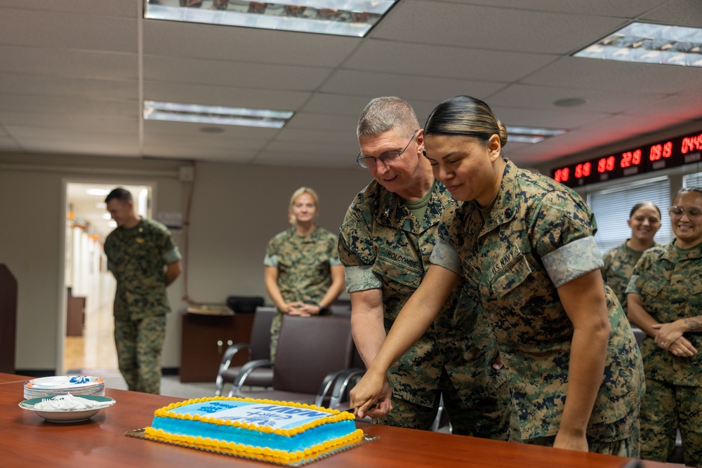 I MEF Marines and Sailors celebrate U.S. Navy’s 249th Birthday