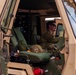 North Carolina National Guard soldiers prepare to transport supplies