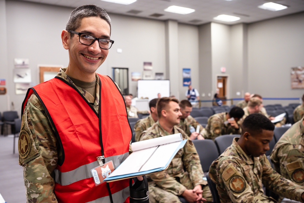 169th Fighter Wing conducts personnel deployment function during combat readiness exercise