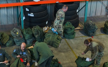 Combat Readiness Exercise 169th Logistics Readiness Squadron bag supply issue