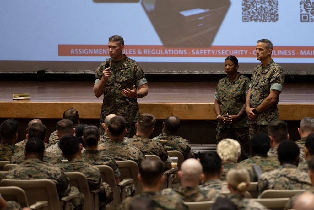 1st Marine Logistics Group leaders outline Barracks 360 Reset initiative