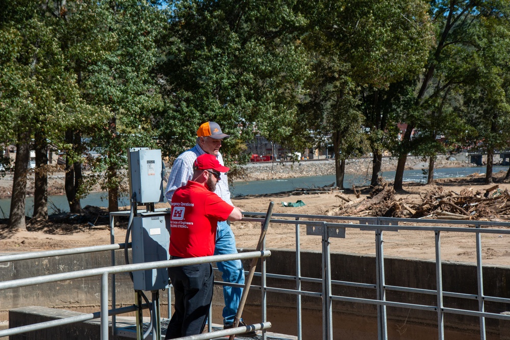 USACE Personnel Conduct Detailed Assessment of Marshall Wastewater Treatment Facility