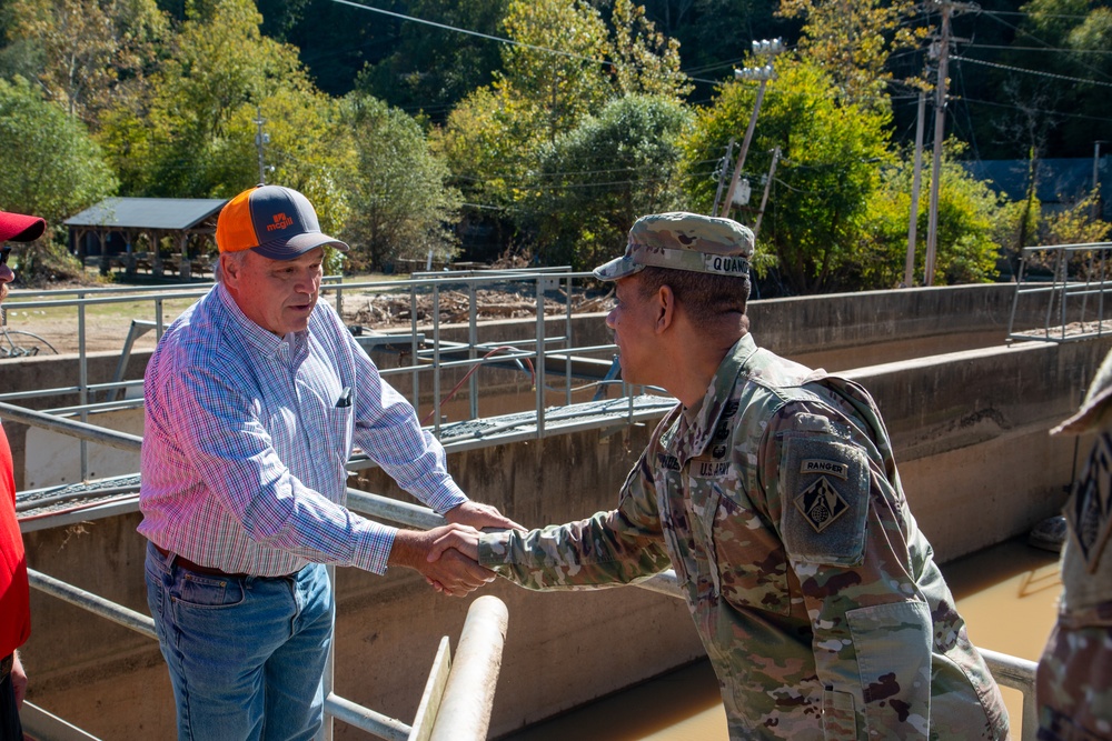 USACE Personnel Conduct Detailed Assessment of Marshall Wastewater Treatment Facility