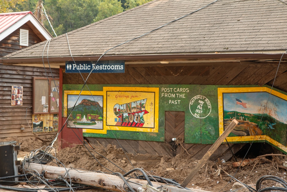 Recovery Efforts Continue in Chimney Rock, North Carolina