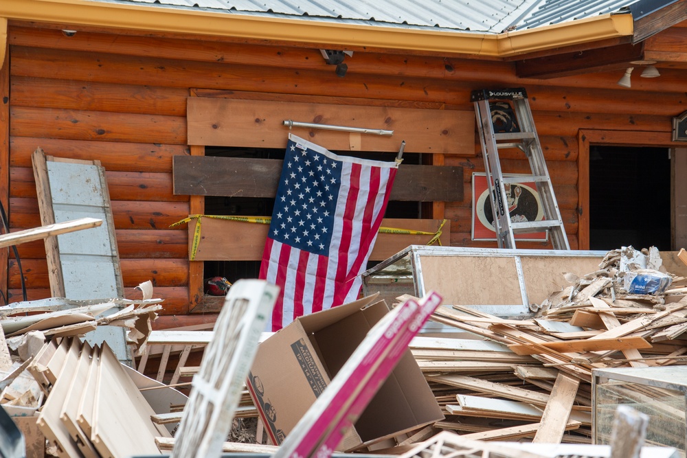 Recovery Efforts Continue in Chimney Rock, North Carolina