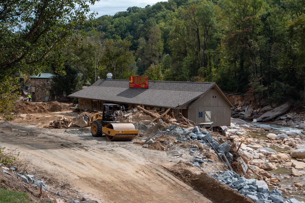 Recovery Efforts Continue in Chimney Rock, North Carolina