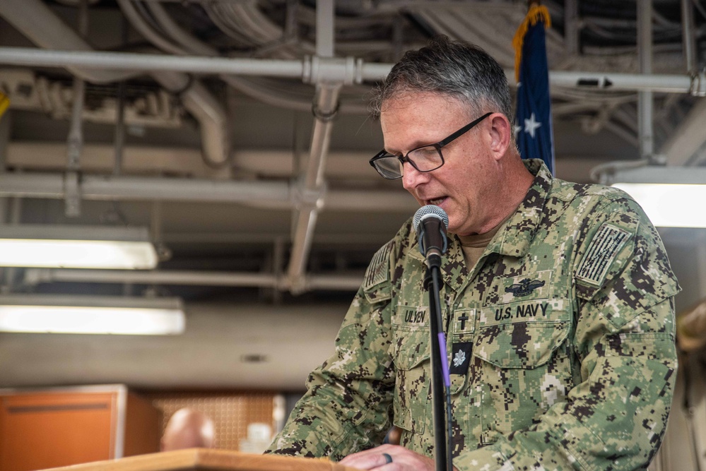 USS Ronald Reagan (CVN 76) celebrates U.S. Navy’s 249th birthday