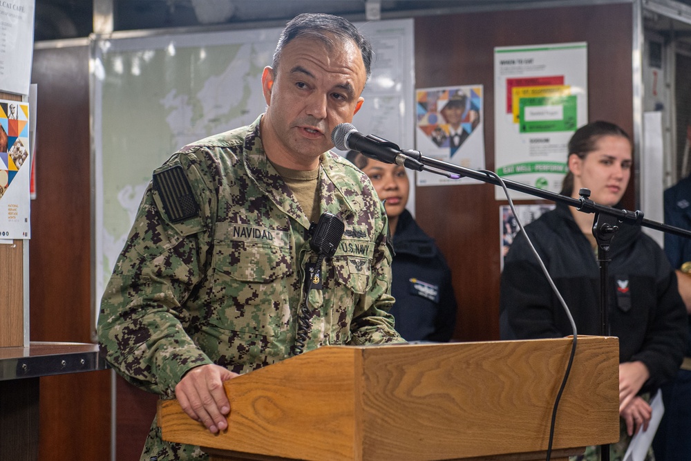 USS Ronald Reagan (CVN 76) hosts Hispanic Heritage Month Celebration