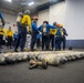 USS Carl Vinson (CVN 70) Sailors Participate in a General Quarters Drill