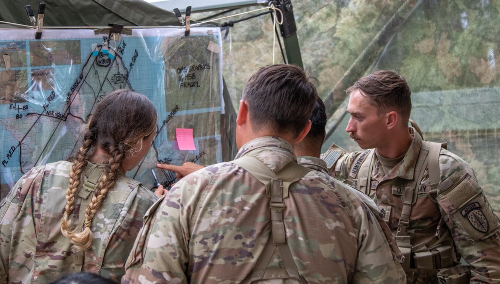 5th SFAB Conducts Land Navigation Training