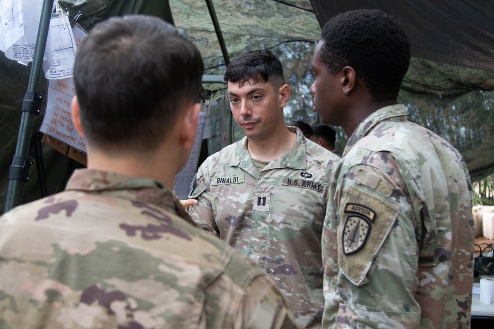 5th SFAB Conducts Land Navigation Training