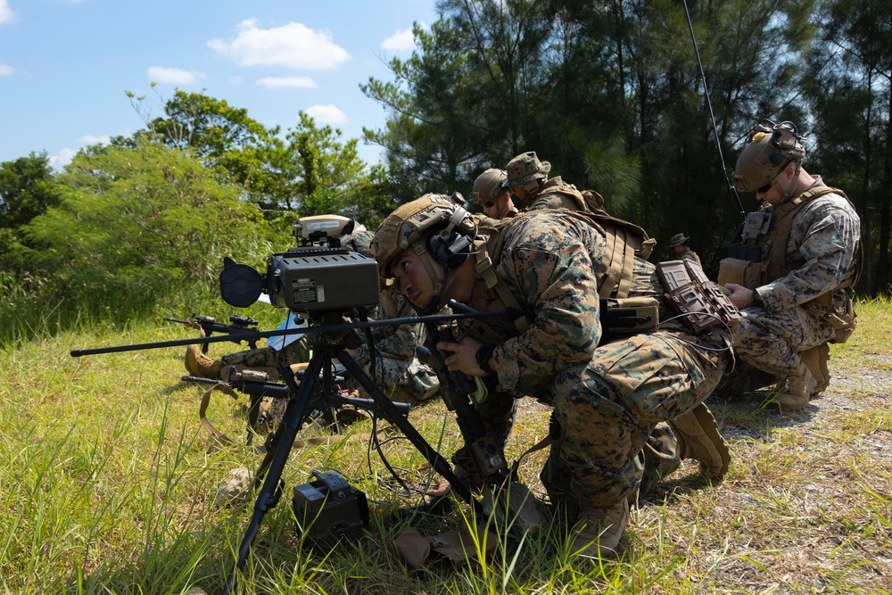 5th ANGLICO Marines coordinate fires with 1-1 SFG