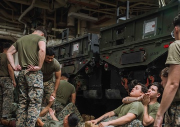 BLT 1/5 Conducts Nonlethal Weapons, Hand-to-Hand Combat Training