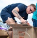 Sailors Prepare Consummables in Support of Hurricane Helene Relief