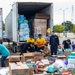 Sailors Prepare Consummables in Support of Hurricane Helene Relief