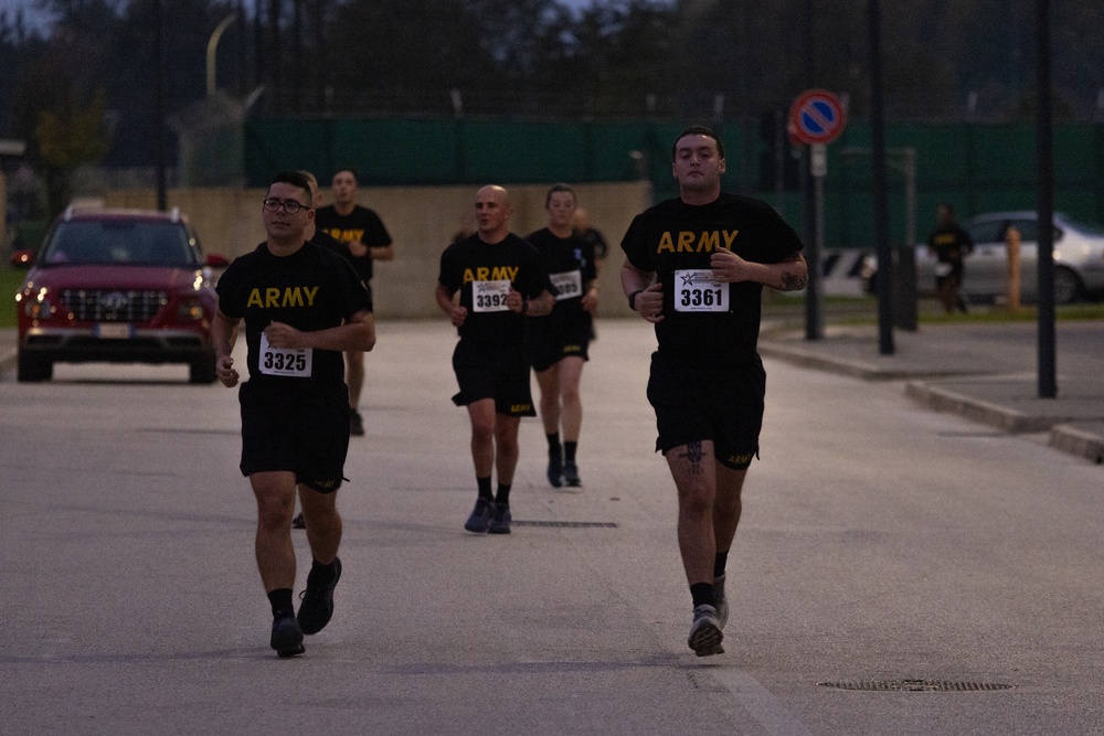 Vicenza military community participates in the Army Ten Miler Shadow Run