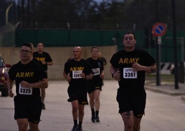 Vicenza military community participates in the Army Ten Miler Shadow Run