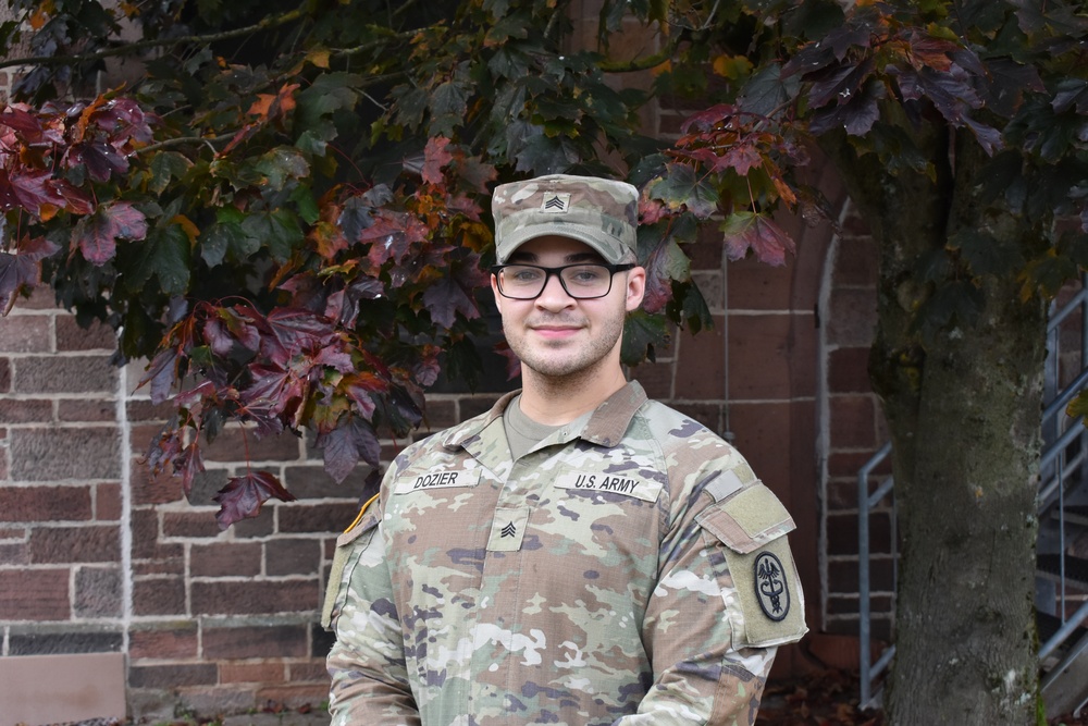 Public Health Command Europe Soldier Sgt. Thomas Dozier