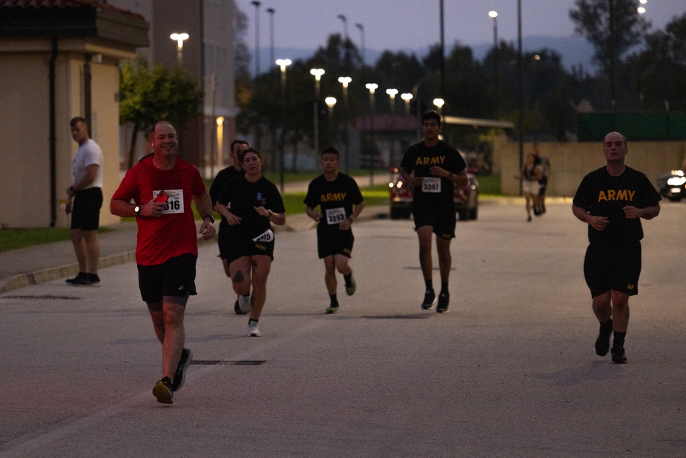 Vicenza military community participates in the Army Ten Miler Shadow Run