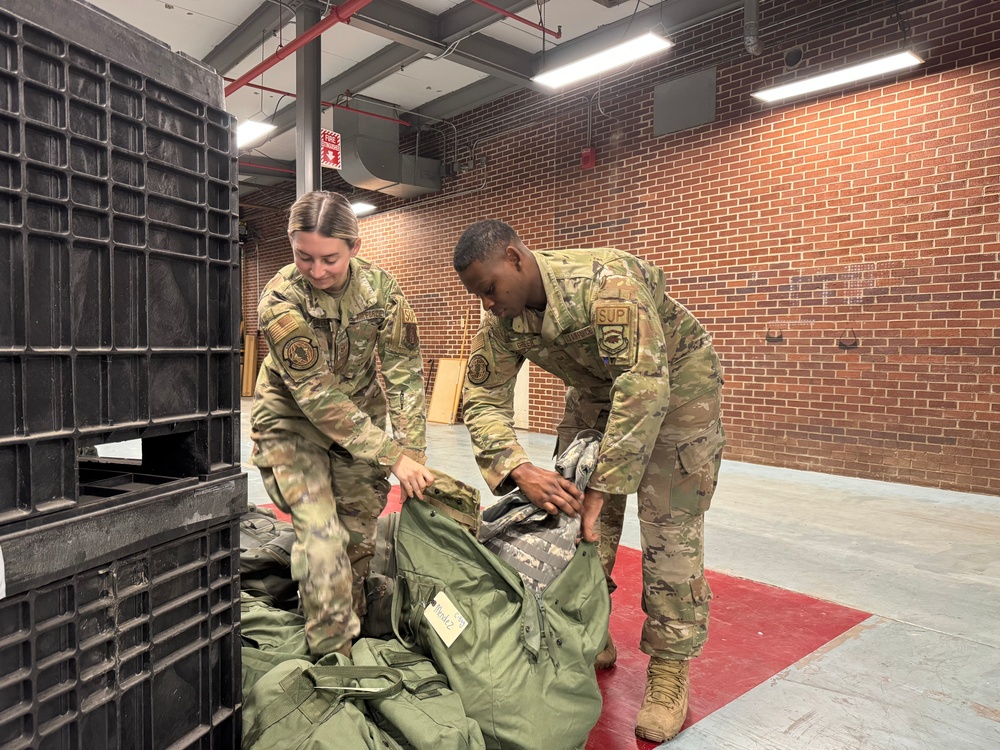 188th Logistics Readiness Squadron conducts Mobility Gear inventory