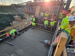 Kentucky Lock Addition Project reaches first monolith top-out milestone