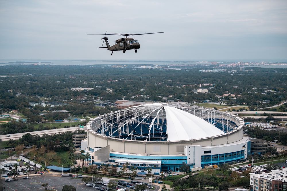 NGB visits FLNG Soldiers, Airmen During Hurricane Milton Operations