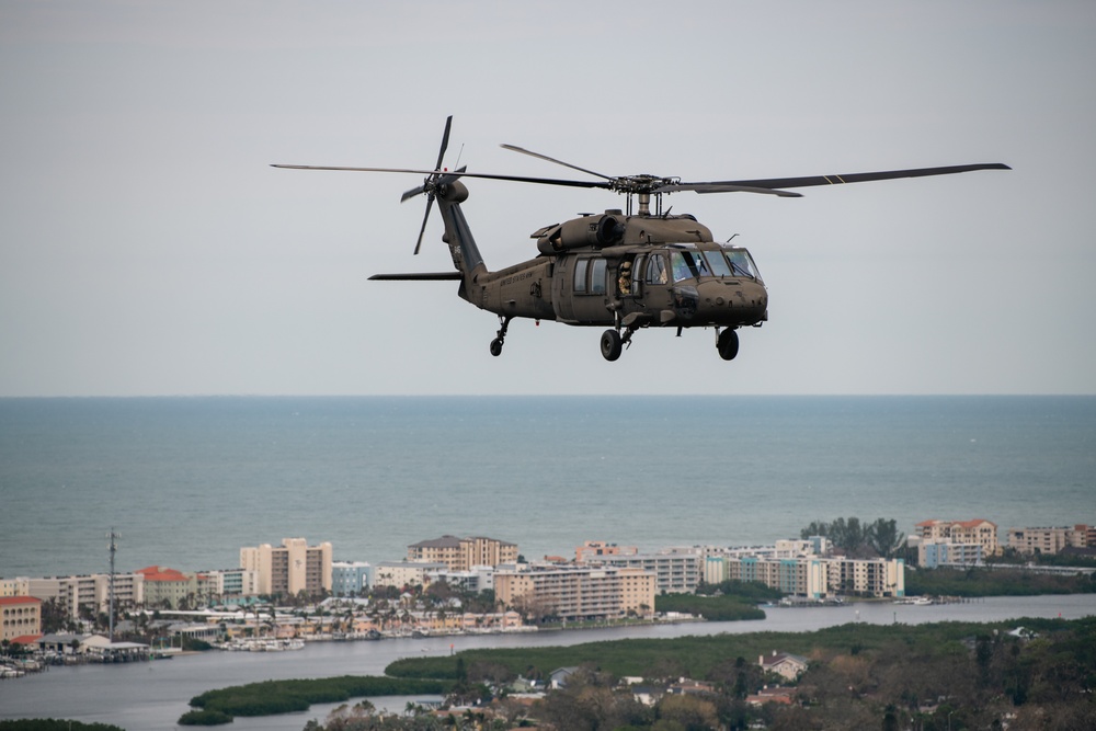 NGB visits FLNG Soldiers, Airmen During Hurricane Milton Operations