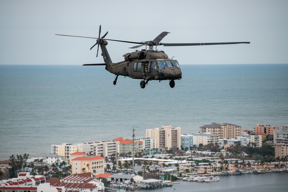 NGB visits FLNG Soldiers, Airmen During Hurricane Milton Operations