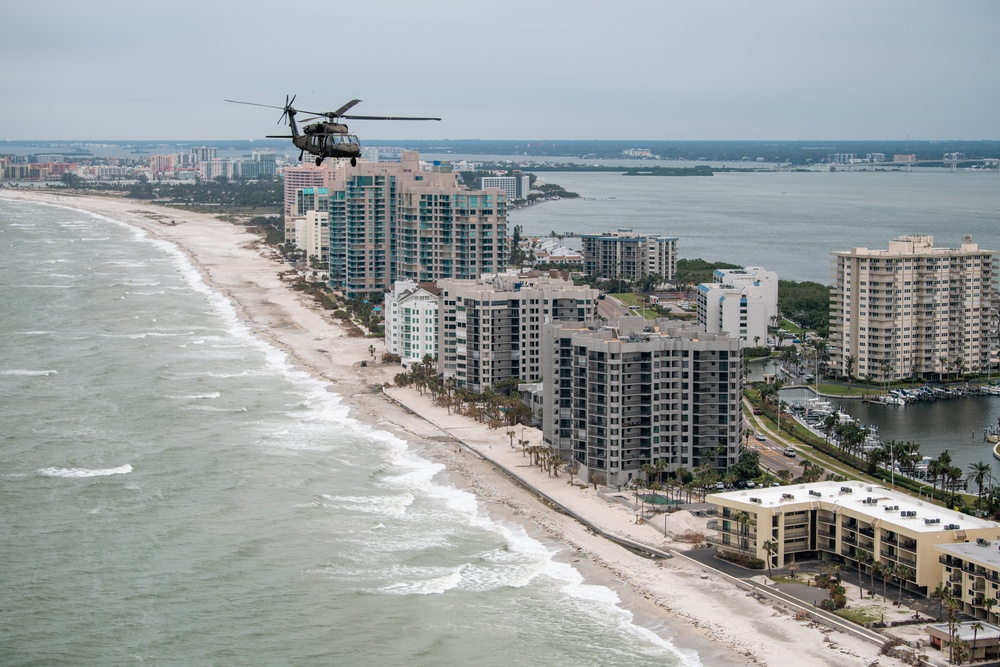 NGB visits FLNG Soldiers, Airmen During Hurricane Milton Operations