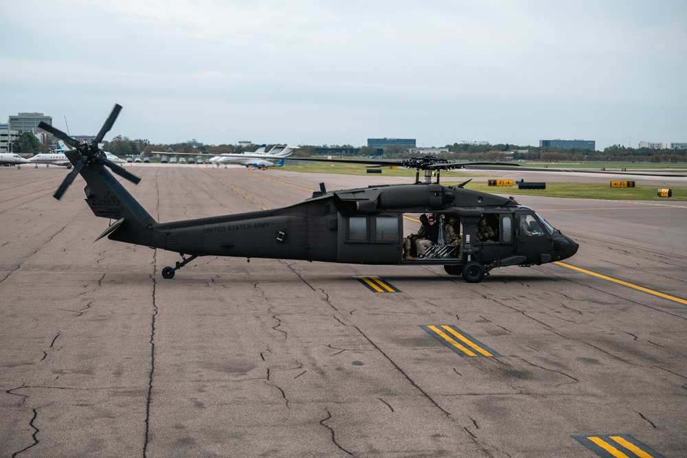 NGB visits FLNG Soldiers, Airmen During Hurricane Milton Operations