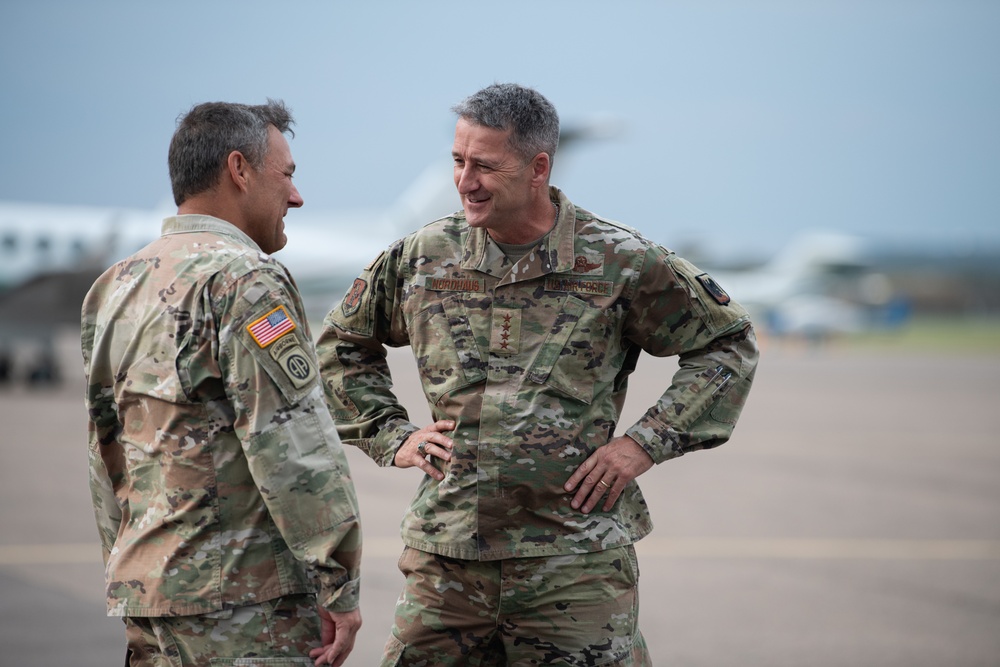 NGB visits FLNG Soldiers, Airmen During Hurricane Milton Operations