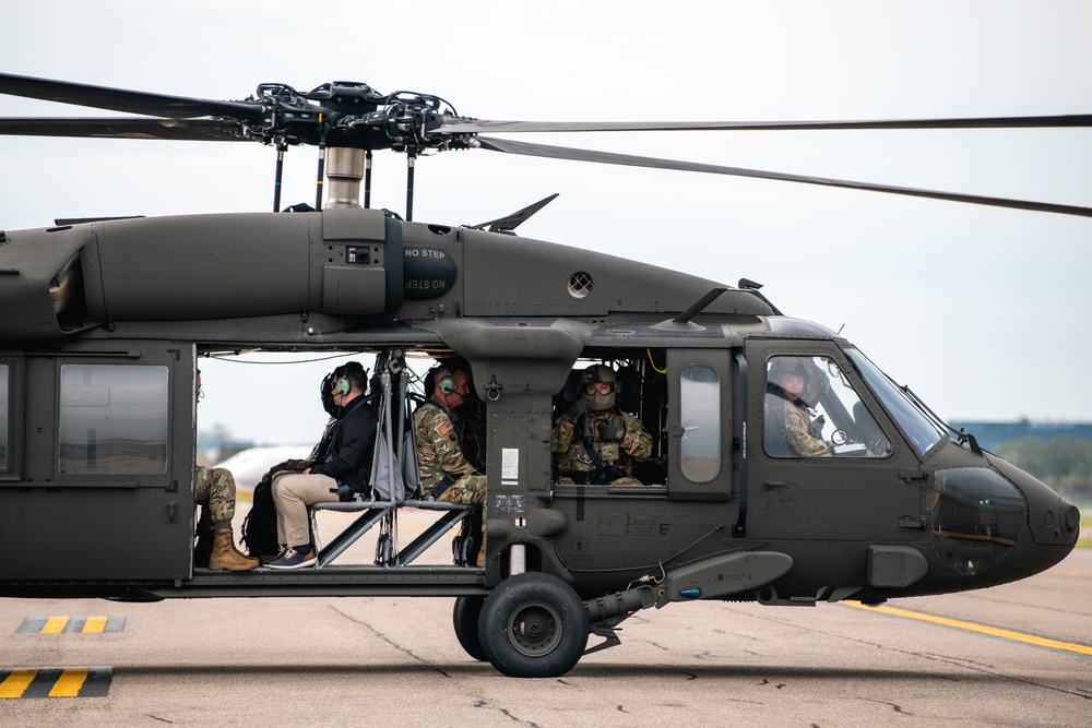 NGB visits FLNG Soldiers, Airmen During Hurricane Milton Operations