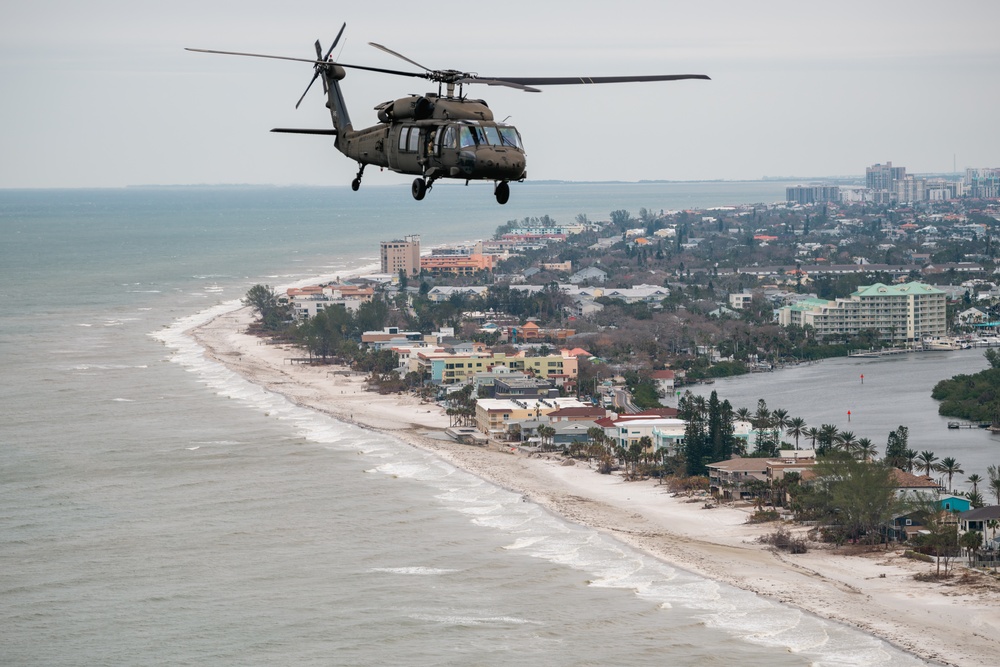 NGB visits FLNG Soldiers, Airmen During Hurricane Milton Operations