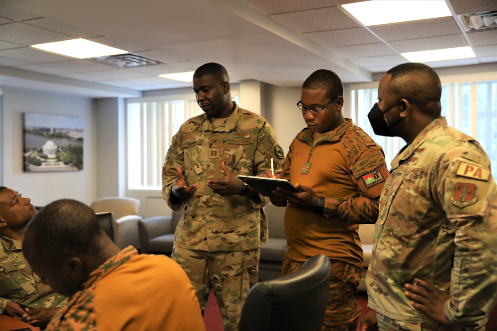 DCNG hosts Public Affairs Subject Matter Expert Exchange (SMEE) with Burkina Faso