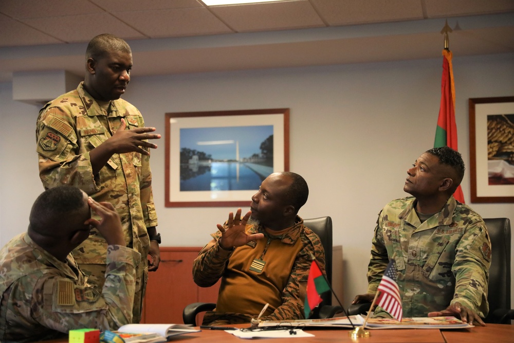 DCNG hosts Public Affairs Subject Matter Expert Exchange (SMEE) with Burkina Faso