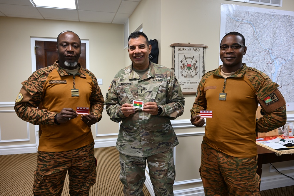 DCNG hosts Public Affairs Subject Matter Expert Exchange (SMEE) with Burkina Faso 