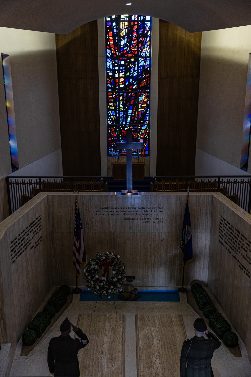 Eisenhower Wreath Laying Ceremony