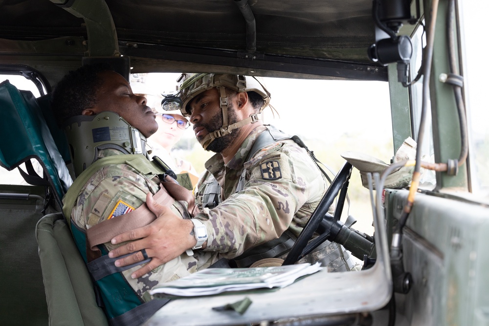 1st Medical Brigade, 13th Armored Corps Sustainment Command competes in Best Medic competition