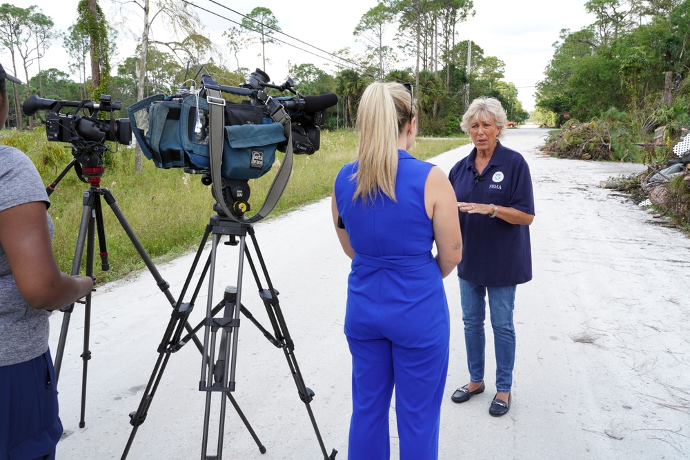 FEMA Speaks to Local Media About Progress Being made in Florida Following Hurricane Milton