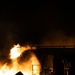 436th CES Fire and Emergency Services conducts night live fire training