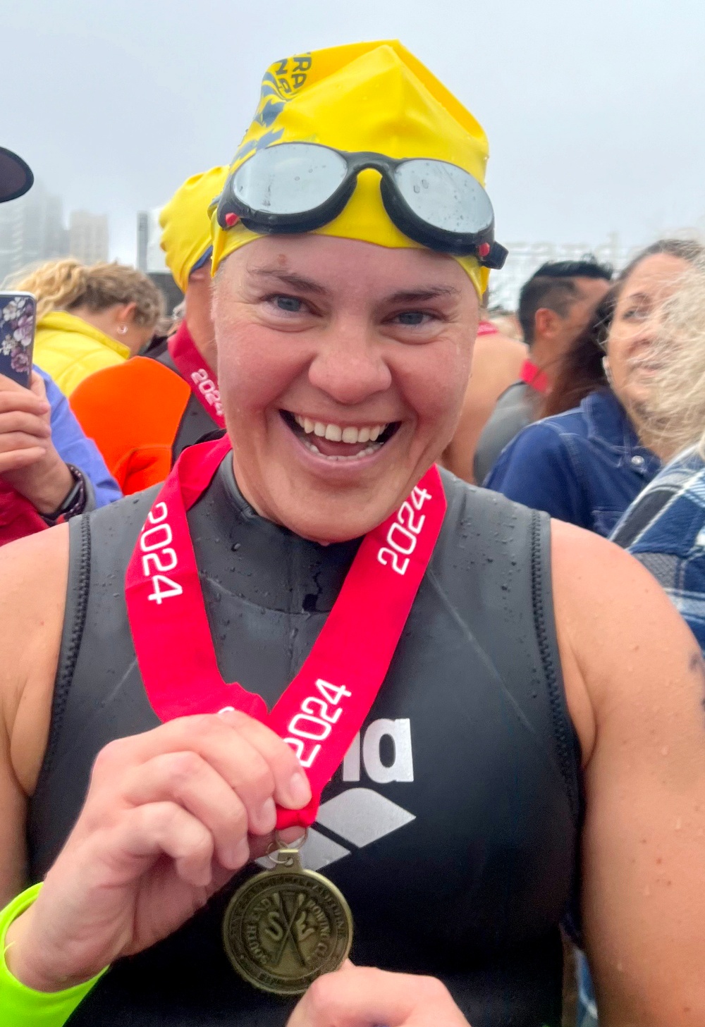 Air Guardsman competes in Alcatraz swim race