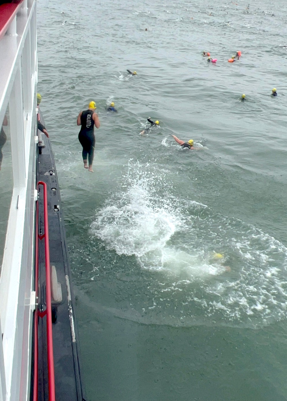 Air Guardsman competes in Alcatraz swim race