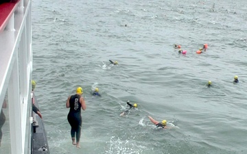 Air Guardsman competes in Alcatraz swim race