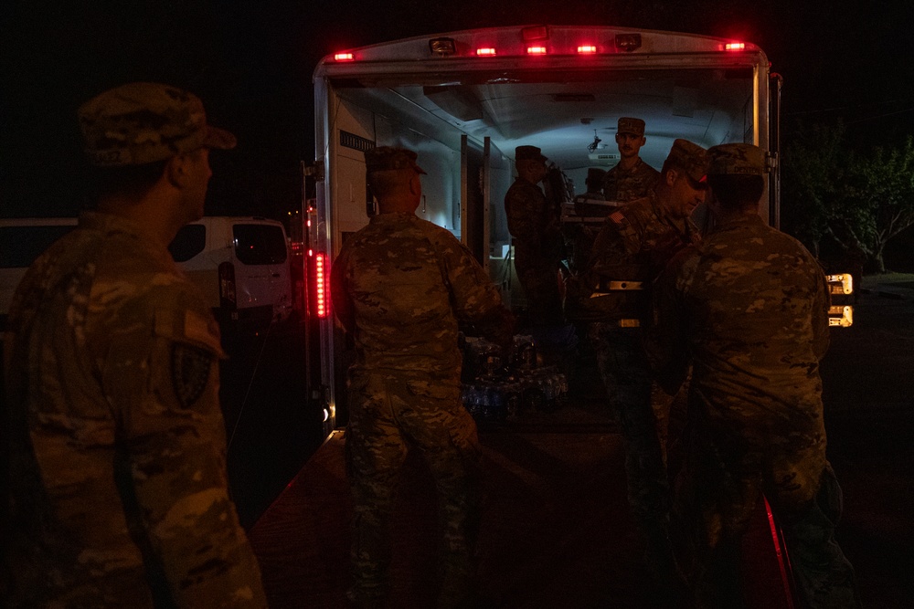 Hoosier Guardsmen stage overnight at Dobbins Air Reserve Base